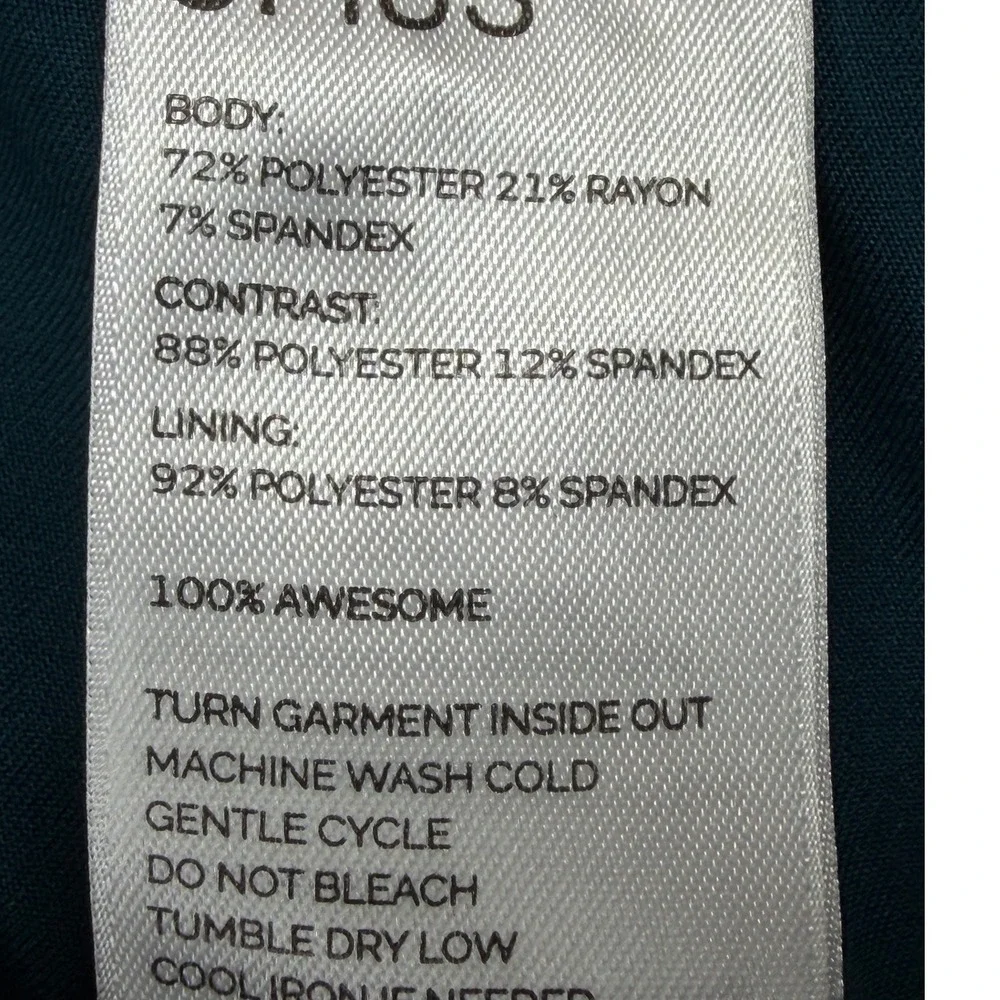FIGS Zamora Jogger Scrub Pants Teal Blue Medical Uniform 1001100 Mens Small